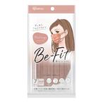 (送料無料・まとめ買い×5個セット)アイリスオーヤマ 美フィットマスク ふつうサイズ 7枚 ピンクベージュ PK-B7MPB