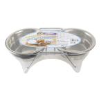 (送料無料・まとめ買い×5個セット)ドギーマン DoggyMan カタカタ鳴らない ツインディッシュ S