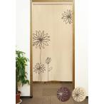  Noren noren 85x170cm[ линия цветок ]2133-2134 сделано в Японии перегородка занавески гобелен глаз .. вход лестница уборная 