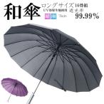 和傘 日傘 蛇の目風 晴雨兼用傘 ロング 番傘