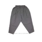 【かく宗】作務衣ゆったりパンツ-綿100％　灰