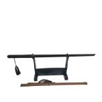 ショッピング古 古装唐大刀 木目鞘 強化樹脂刀身 模造刀 中国剣 古代日本刀