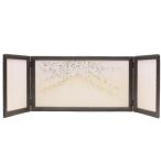 アウトレット品 雛人形屏風単品 13号華屏風 焼桐金彩やまと桜H 21ya1119 A-125sb