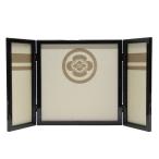 アウトレット品 五月人形屏風単品 三曲屏風 13号 丸に横木瓜家紋入り 21ya1953 530509-13