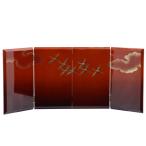  outlet ширма одиночный товар 4 искривление ширма 33cm красный затемнение . sho retro искусство подставка 26a-ya-0829