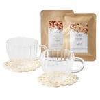  Dolce Duo чай Toriko еда .. фрукты чай жаростойкий пара cup 190ml стекло Coaster есть TT-11