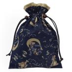 ショッピング手作り 手作り工房FUJITA 巾着袋 裏地付き 和柄 風神雷神柄 日本製 御朱印帳入れ 御朱印帳袋 和小物 和柄 和雑貨 和風