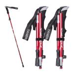 треккинг paul (pole) складной длина настройка compact легкий эластичный 2 шт. комплект трость уличный высокий King ходьба альпинизм для красный 