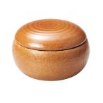 萬古焼 まんまる おひつ器(大) 飴釉 