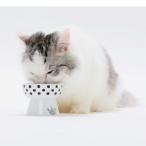 猫壱 ハッピー おやつ皿 2種 猫柄 水玉(猫 食器 皿)