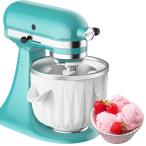ショッピングアイスクリームメーカー Coolcook アイスクリームアタッチメント Kitchenaid用 4.5クォート以上のミキサーに対応 Kitchenaidア 並行輸入品