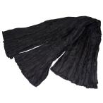 ショッピング兵児帯 兵児帯 男帯 しわ加工 楊柳 ゆかた帯 黒 かんたん男帯 長尺