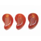 天然石 パワーストーン 66469A 今月30%OFF わけあり 赤瑪瑙 勾玉 10mm×6mm 1個売り メノウ アゲート 送料無料有