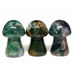 66609　今月の半額 わけあり アゲート 27mm×32mm×49mm 1個売りきのこ キノコ 送料無料有 天然石 パワーストーン