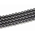 天然石 パワーストーン　　66650　　今月30％OFF わけあり ヘマタイト 磁気あり 14mm〜15mm 磁有 磁気入り 磁石 1連39cm 通し針、解説書、1mゴム付き