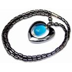 天然石 パワーストーン　　67801　　今月半額 ヘマタイト 磁気あり 磁有 5mm×4mm〜6mm 磁気なし 磁無 34mm／16mm×12mm 長さ47cm ネックレス