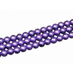 天然石 パワーストーン　67977　　工場処分品特価 今月半額以下 わけあり 3本セット ヘマタイト パープル 磁気有 6mm 1連76cm 通し針、1mゴム等付き 送料無料