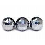 ショッピングわけ有 天然石 パワーストーン　　68075　　今月の半額 わけあり テラヘルツ 鉱石 8mm 128面カット 1粒売り 高純度テラヘルツ 公的機関にて検査済み 送料無料有