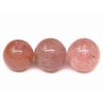 ショッピングわけ有 天然石 パワーストーン　　68110　　今月の半額 わけあり ストロベリークォーツ 苺水晶 7mm〜8mm 1粒売り 送料無料有