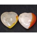 天然石 パワーストーン　　68395　　今月30%off わけあり 瑪瑙 アゲート ハート型 25mm 1個売り 穴なし 送料無料有