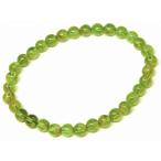 天然石 パワーストーン　　g3-1024P　　ペリドット 5mm A ブレスレット 内径選択可能 鑑別済 本物保証 ポーチ付き 送料無料 ミャンマー産