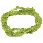 ショッピング天然石 g3-1027D　　今月20%off ペリドット さざれ 穴あり チップ 1連80cm 通し針、解説書、1ｍゴム付き 天然石 パワーストーン 送料無料有