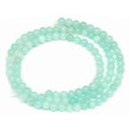  натуральный камень Power Stone g3-1860 mint green нефрит ..4mm Jade 1 полосный 37cm через . игла, инструкция,1m резина имеется бесплатная доставка иметь 