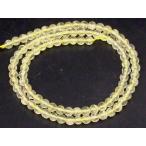 天然石 パワーストーン　　g3-301C　　今月20％OFF レモンクォーツ 檸檬水晶 4mm〜5mm AA 1連38cm 通し針、解説書、1mゴム付き 送料無料有 ブラジル産