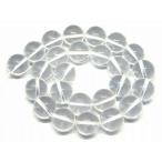 g3-303F　　16mm A クリスタル 水晶 送料無料有 1連39cm 通し針、解説書、1mゴム付き  鑑別済・本物保証 天然石 パワーストーン