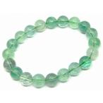 天然石 パワーストーン　　g3-322H　　グリーンフローライト 緑蛍石 10mm A ブレスレット 内径調節可 送料無料有 アメリカ産