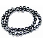 天然石 パワーストーン g3-822A 今月20%OFF わけあり 8mm ヘマタイト 磁気なし 磁無 1連39cm 通し針、解説書、1mゴム付き 送料無料有 イギリス産