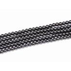 天然石 パワーストーン　　g3-822F　　今月30％OFF わけあり 4mm〜5mm ヘマタイト 磁気なし 磁無 1連39cm 通し針、解説書、1ｍゴム付き 送料無料有 イギリス産