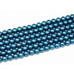 天然石 パワーストーン　　H3-16E　　工場処分品特価 今月半額以下 わけあり ヘマタイト ピーコックブルー 磁気有 8mm 1連80cm 通し針、ゴム付き 送料無料有