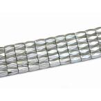 ショッピングわけ有 天然石 パワーストーン　　H3-18E　　工場処分品特価 今月半額以下 わけあり ヘマタイト シルバー 磁気有 8mm×5mm カット 9本セット 1連40cm 通し針等付