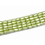 ショッピングわけ有 天然石 パワーストーン　　H3-18K　 工場処分品特価 今月半額以下 わけあり ヘマタイト リーフグリーン 磁気有 8mm×5mm カット 9本セット 1連40cm 通し針等付