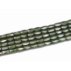 ショッピングわけ有 天然石 パワーストーン　　H3-18N　　工場処分品特価 今月半額以下 わけあり ヘマタイト モスグリーン 磁気有 8mm×5mm カット 9本セット 1連40cm 通し針等付