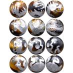  натуральный камень Power Stone желтый . серебряный C12 12mm рука гравюра Tiger I 1set( каждый 1 шарик синий дракон * белый .*..*..) серебряный . серебряный гравюра фэн-шуй 4 бог .