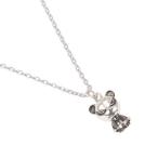 シルバー ネックレス パンダ Silver925 SILVER ユニセックス HIPANDA×GARDELコラボ ネックレス パンダブラックコーティング