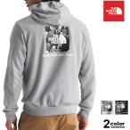 希少 THE NORTH FACE ザ ノースフェイス パーカー スウェット プルオーバー バックプリント 裏起毛 メンズ トップス