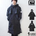 リバーサル ベンチコート reversal コート ロング丈 中綿 ジャケット rvddw BLACK BENCH COAT メンズ アウター