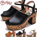 ヨースケ YOSUKE 靴 厚底サンダル レディース サボ風デザイン アンクルストラップ ※（予約）は3営業日内に発送