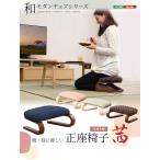 腰・膝に優しい　正座椅子 座椅子 コンパクト収納　茜
