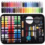 Inscraft 裁縫セット ソーイングセット 183点セット 38色縫い糸 裁縫道具 ポータブルミシンアクセサリー DIYアートソーイング