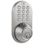 MiLocks DF-01SN Electronic キーレスエントリー Touchpad Deadbolt Door Lock by MiL