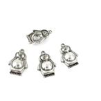 Qty 140 Pieces Ancient Silver Jewelry Making Charms Findings L0592 Penguin