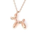 Yahoo! Yahoo!ショッピング(ヤフー ショッピング)LAONATO .925スターリングシルバー バルーンドッグペンダントネックレス 16.5インチ