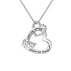 Yahoo! Yahoo!ショッピング(ヤフー ショッピング)スターリングシルバー 姉妹ネックレス Always My Sister Forever My Friend ハートペンダントネックレス ブレスレットま