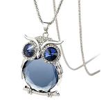Yahoo! Yahoo!ショッピング(ヤフー ショッピング)Women's Lucky Owl of Night Pendant Necklace and The Night Guardians Long Sw