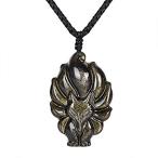 Yahoo! Yahoo!ショッピング(ヤフー ショッピング)HASKARE 天然エネルギーストーンペンダント 黒曜石 ヒーリングネックレス サイズ調整可能 27.5インチ