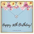 KEDRIAN 30歳の誕生日ネックレス 925スターリングシルバー 30歳の誕生日ギフトネックレス レディース 30歳の女性への誕生日 30歳の誕生